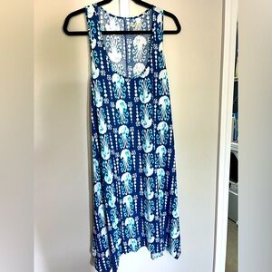 Lilly Pulitzer Melle dress get in line jellyfish  size M